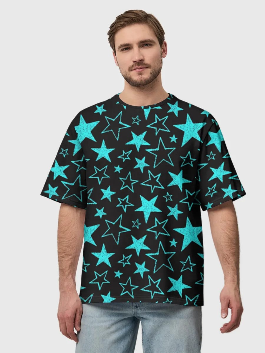 Neon Moviy Yulduz Chaqnashi
