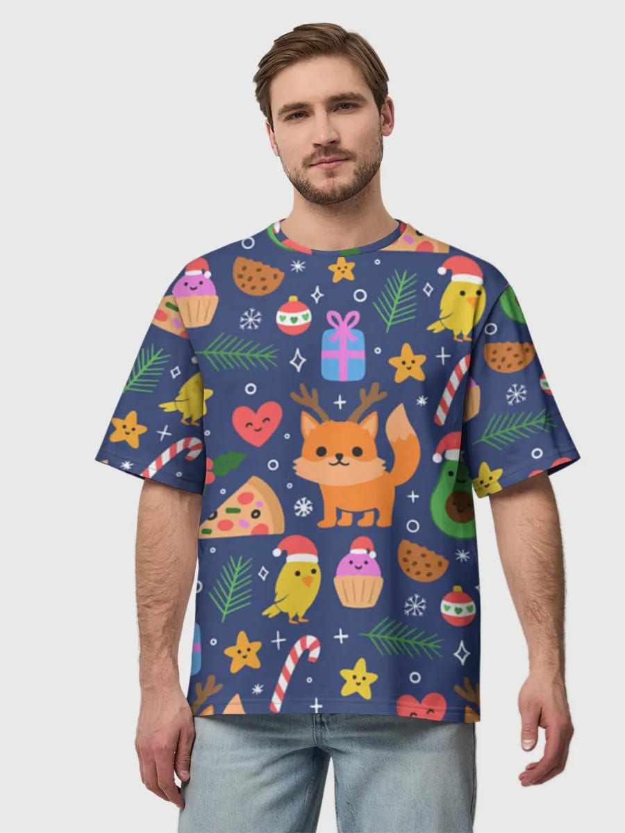 Kawaii Christmas Foxes