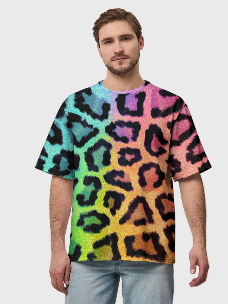 Rainbow Leopard Print