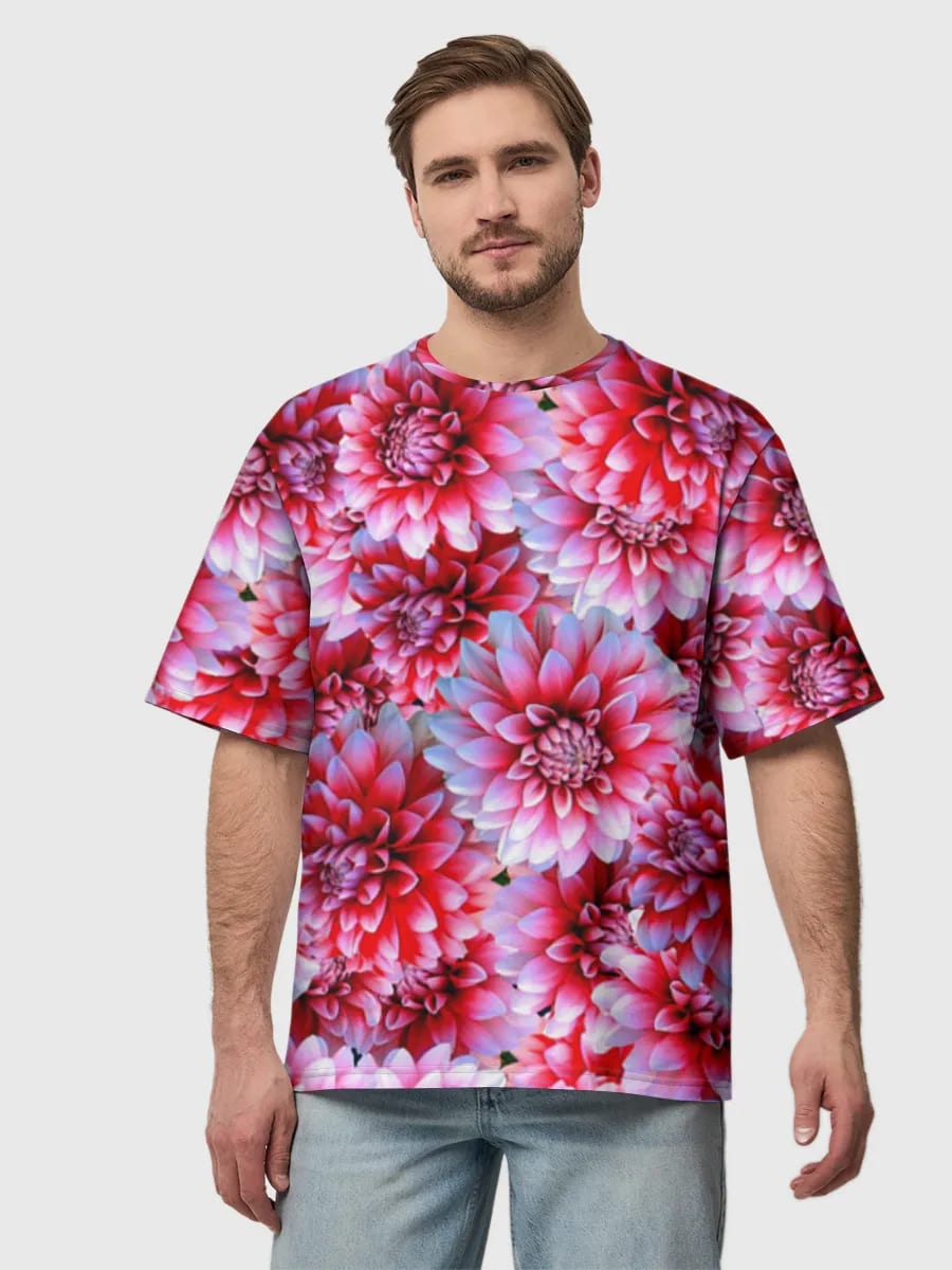 Pink Red Dahlias