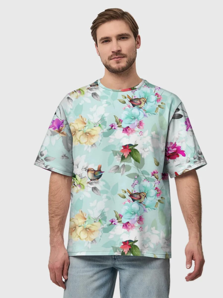 Pastel Floral Songbirds