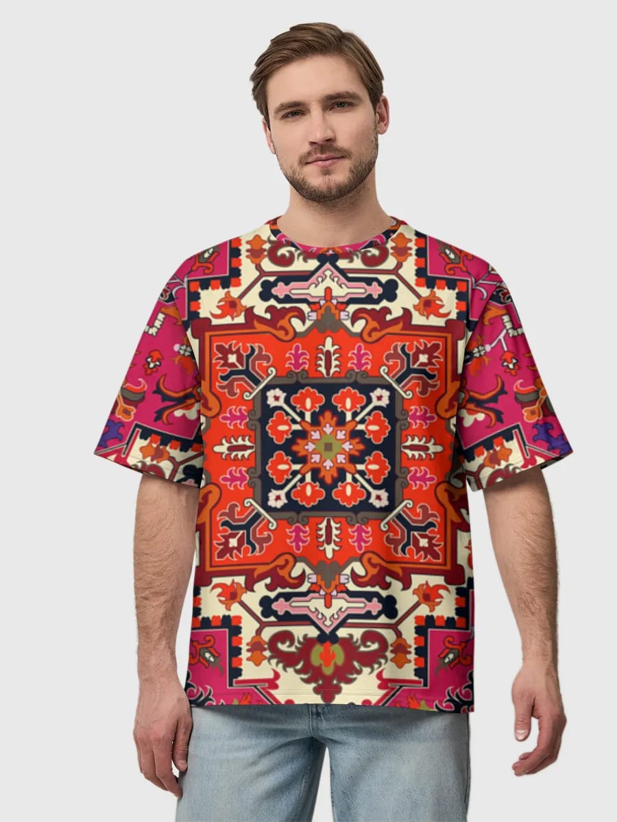 Vibrant Persian Rug Motif