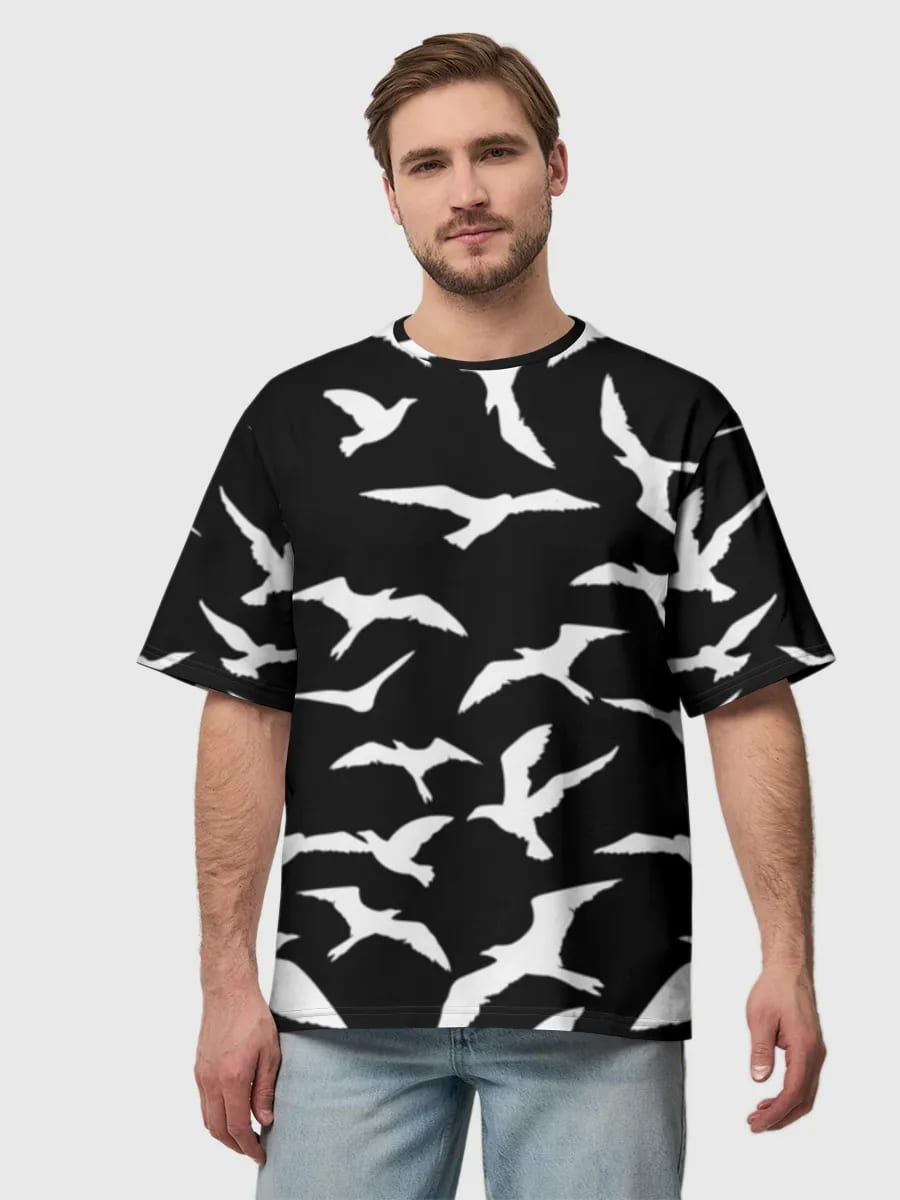 Silhouettes d'Oiseaux en Vol