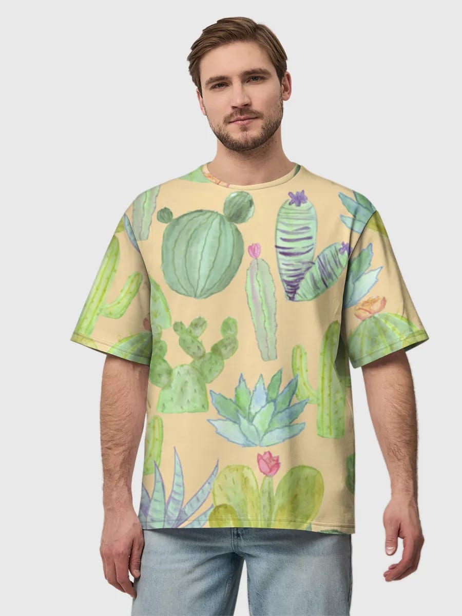 Cactus del desierto en acuarela