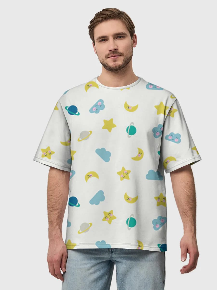 Sevimli kawaii tungi osmon