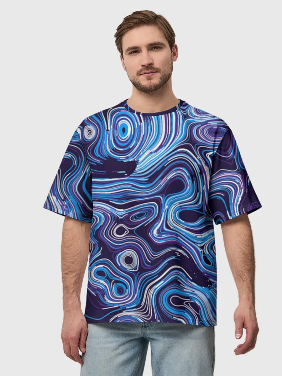Neon Liquid Contours