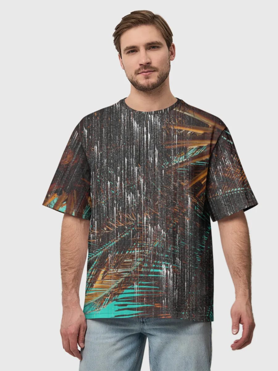 Feuilles de Palmier Tropicales Grunge