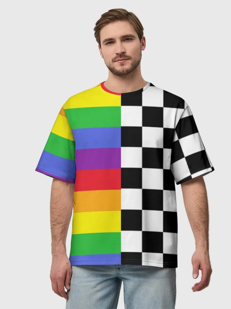 Damier Arc-en-ciel Fendu