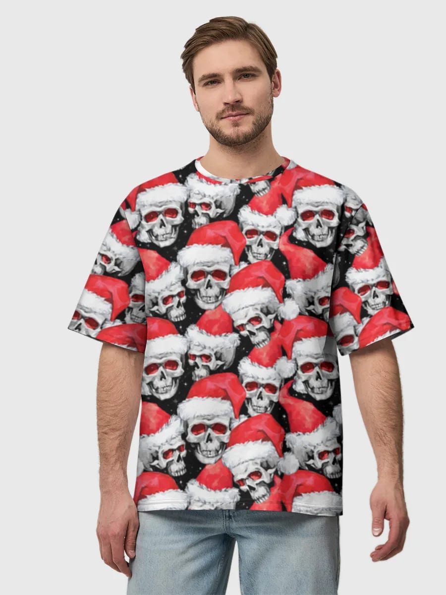 Santa Hat Skulls