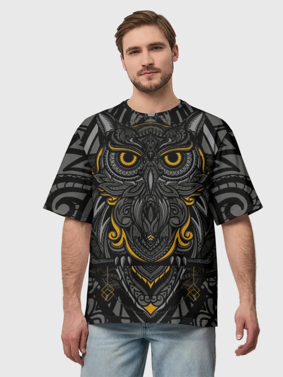 Hibou Mandala Orné