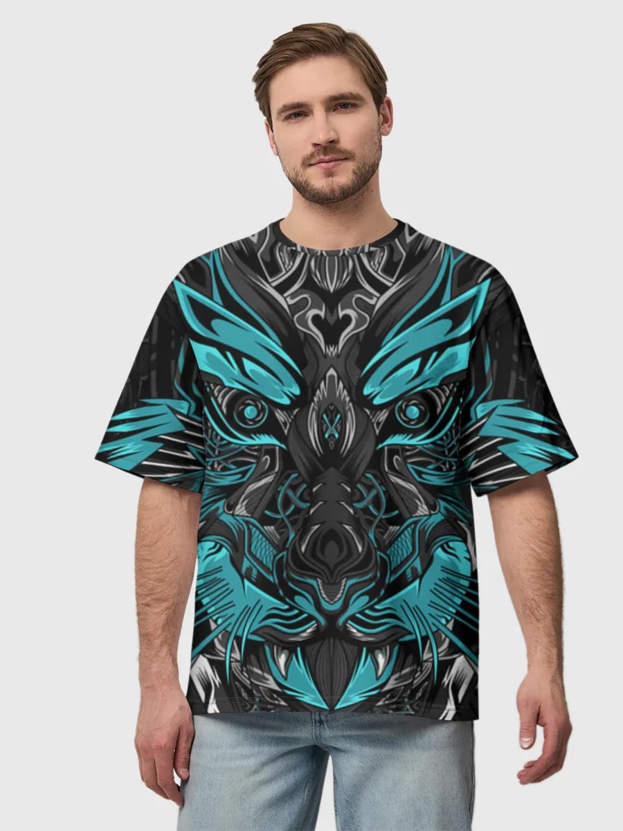 Neon Cyber Tiger Emblem