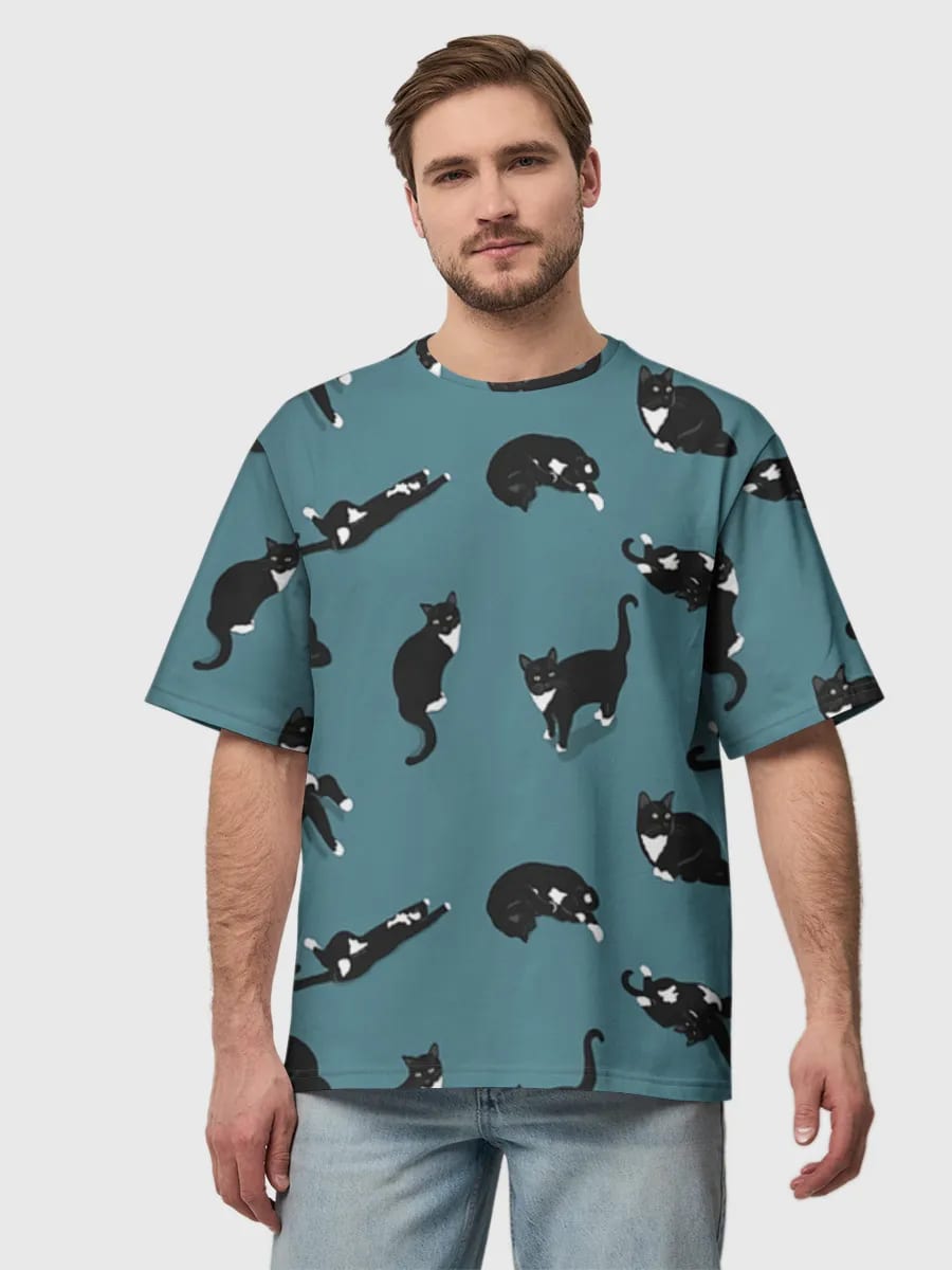 Verspielte Smoking-Katzen