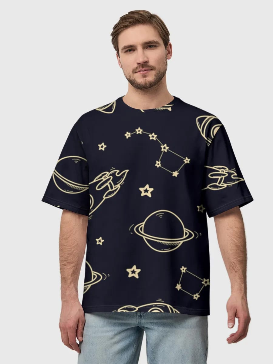 Gribouillis spatiaux rétro