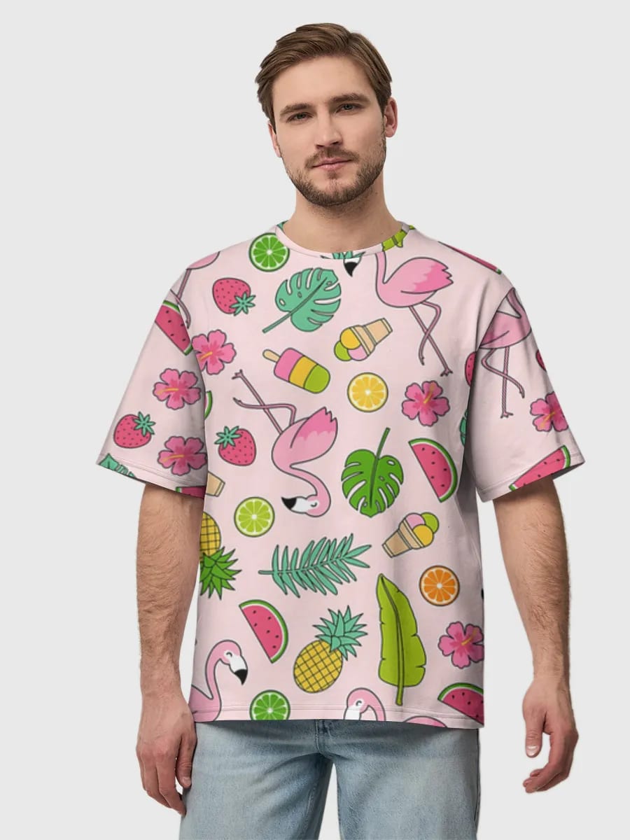 Tropical Flamingo Summer Vibes