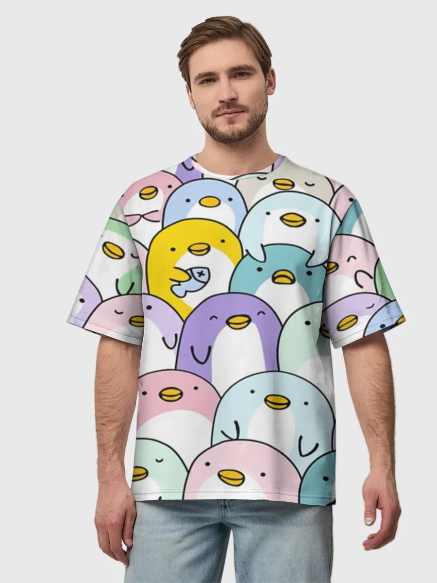 Foule de Pingouins Pastel