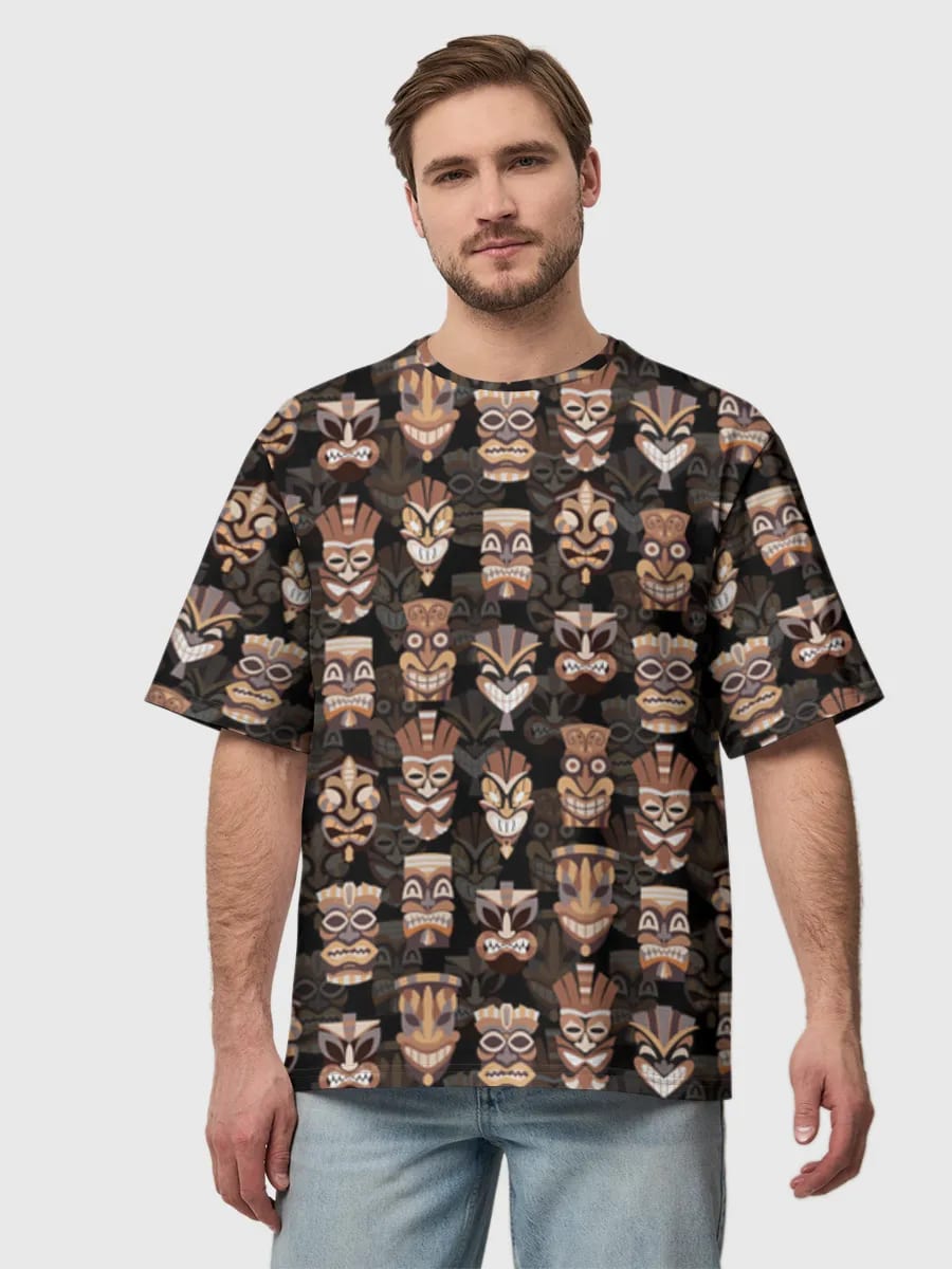 Tiki Mask Crowd