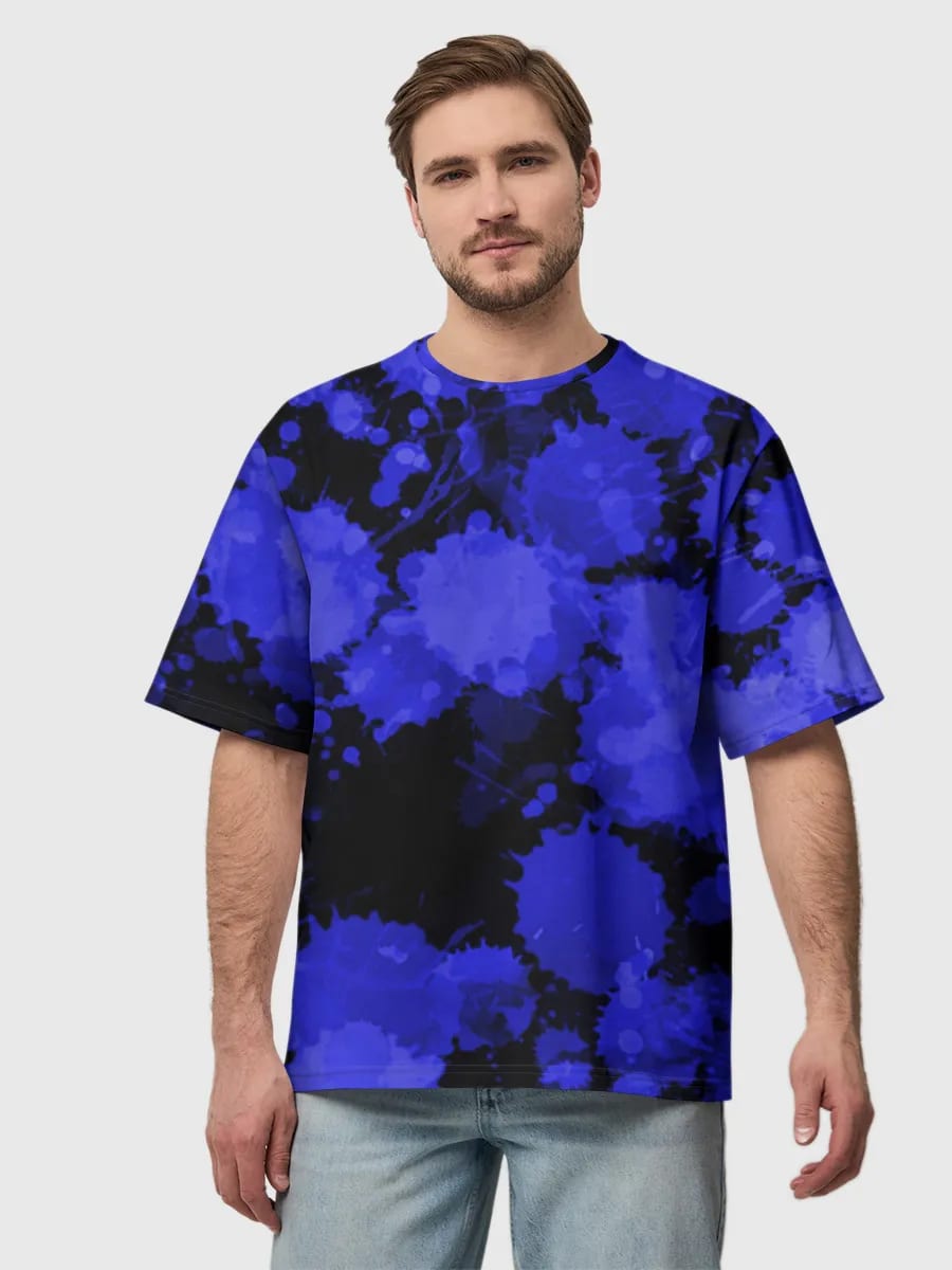 Electric Blue Splatter