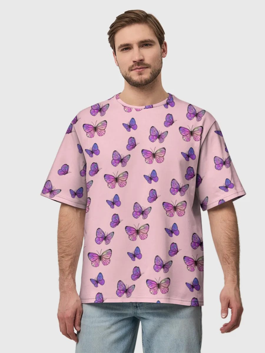 Pink Lila Schmetterlinge