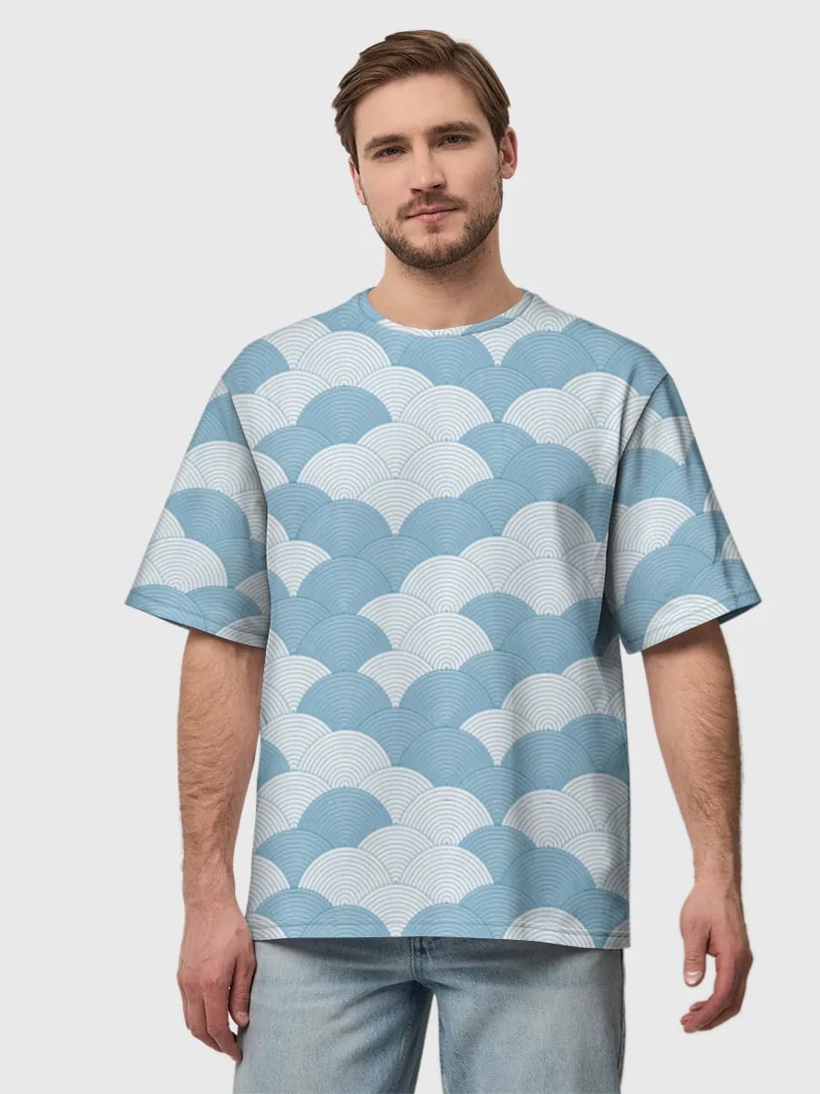 Blue Seigaiha Waves