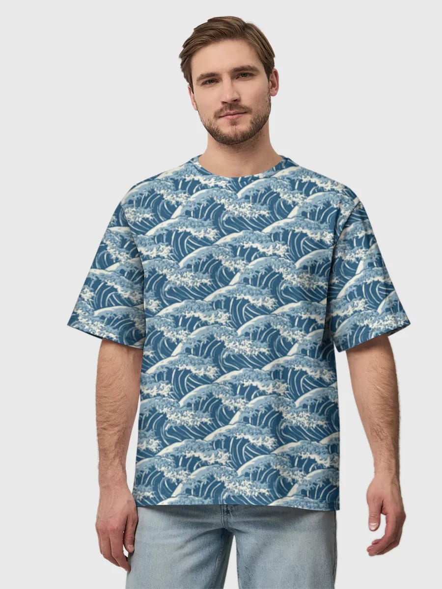 Olas del océano japonés