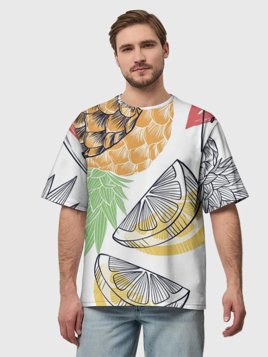 Tropical Fruit Line Art