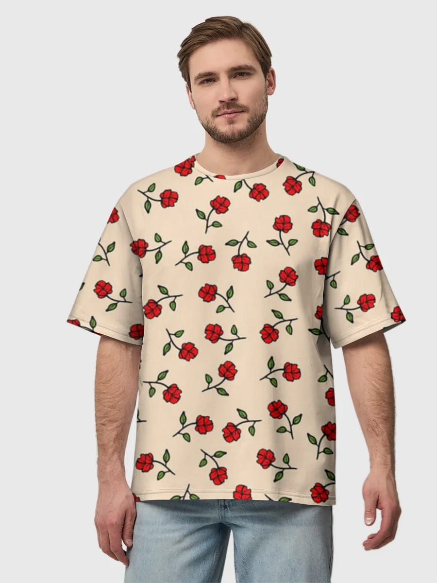 Scattered Red Roses