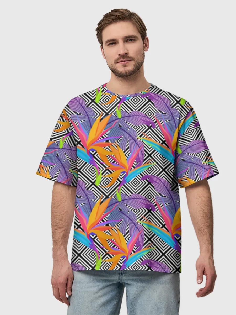 Neon Tropical Bird Of Paradise