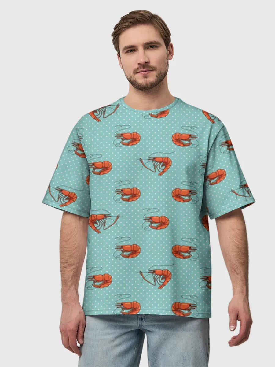 Estampado de lunares de camarones