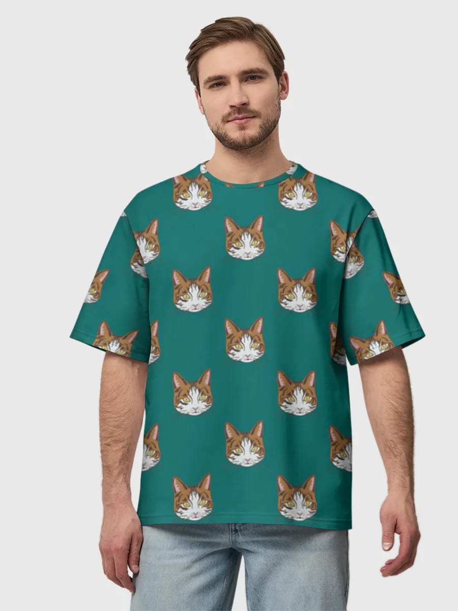 Niedliche getigerte Katzengesichter