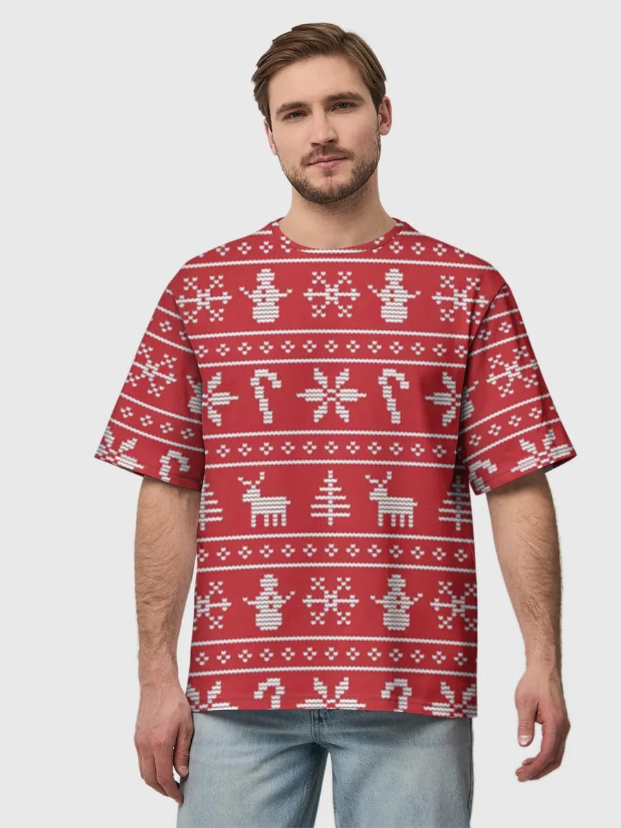 Ugly Christmas Sweater Print