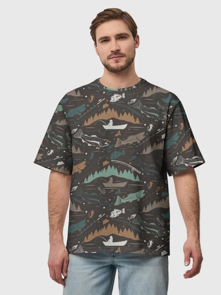 Icônes de Pêche en Lac Vintage