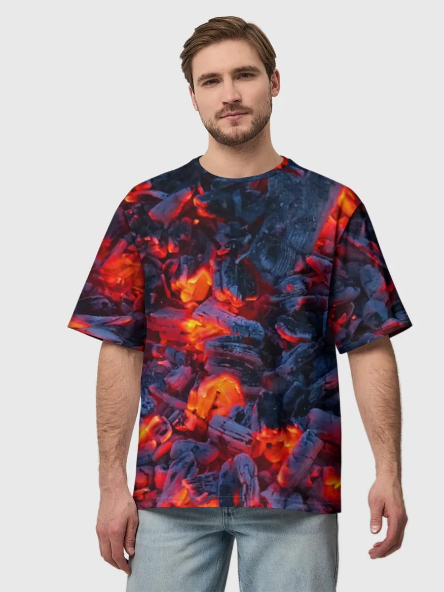 Glowing Campfire Embers