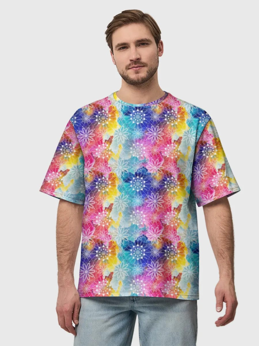 Rainbow Mandala Watercolor