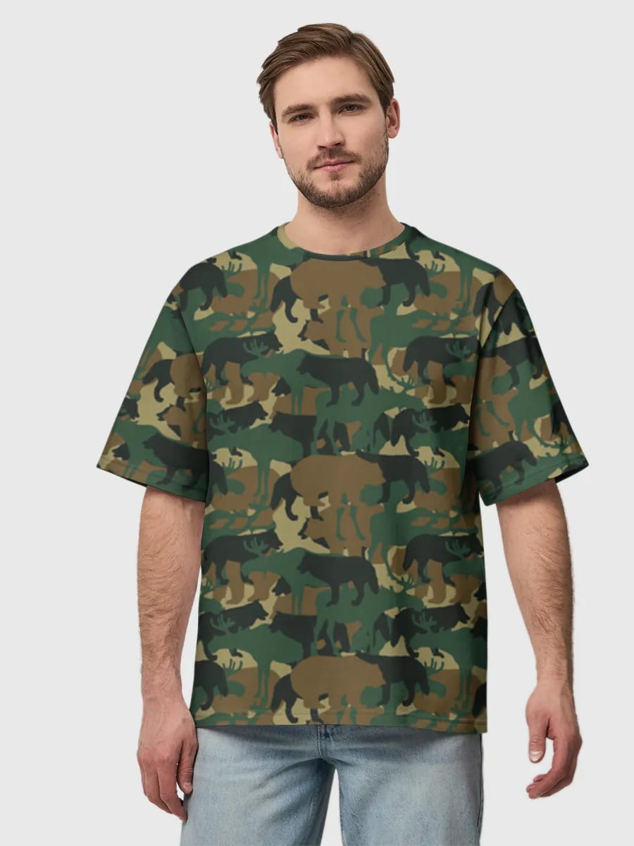 Camuflaje de fauna silvestre del bosque