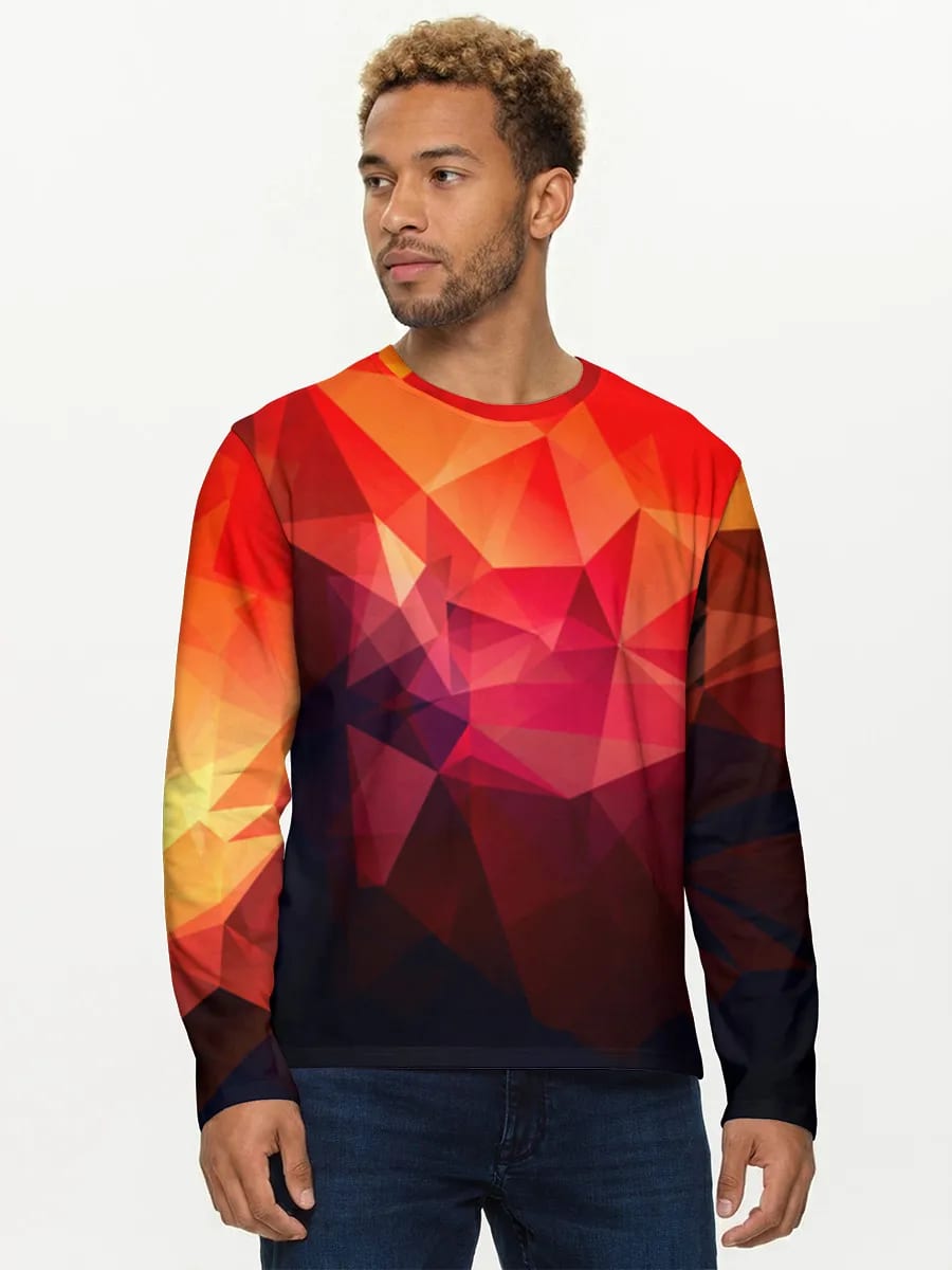 Abstrait low poly ardent