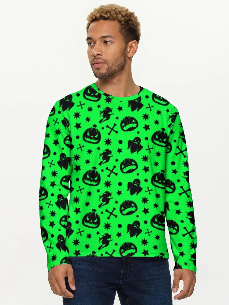 Neon Yashil Dahshatli Halloween