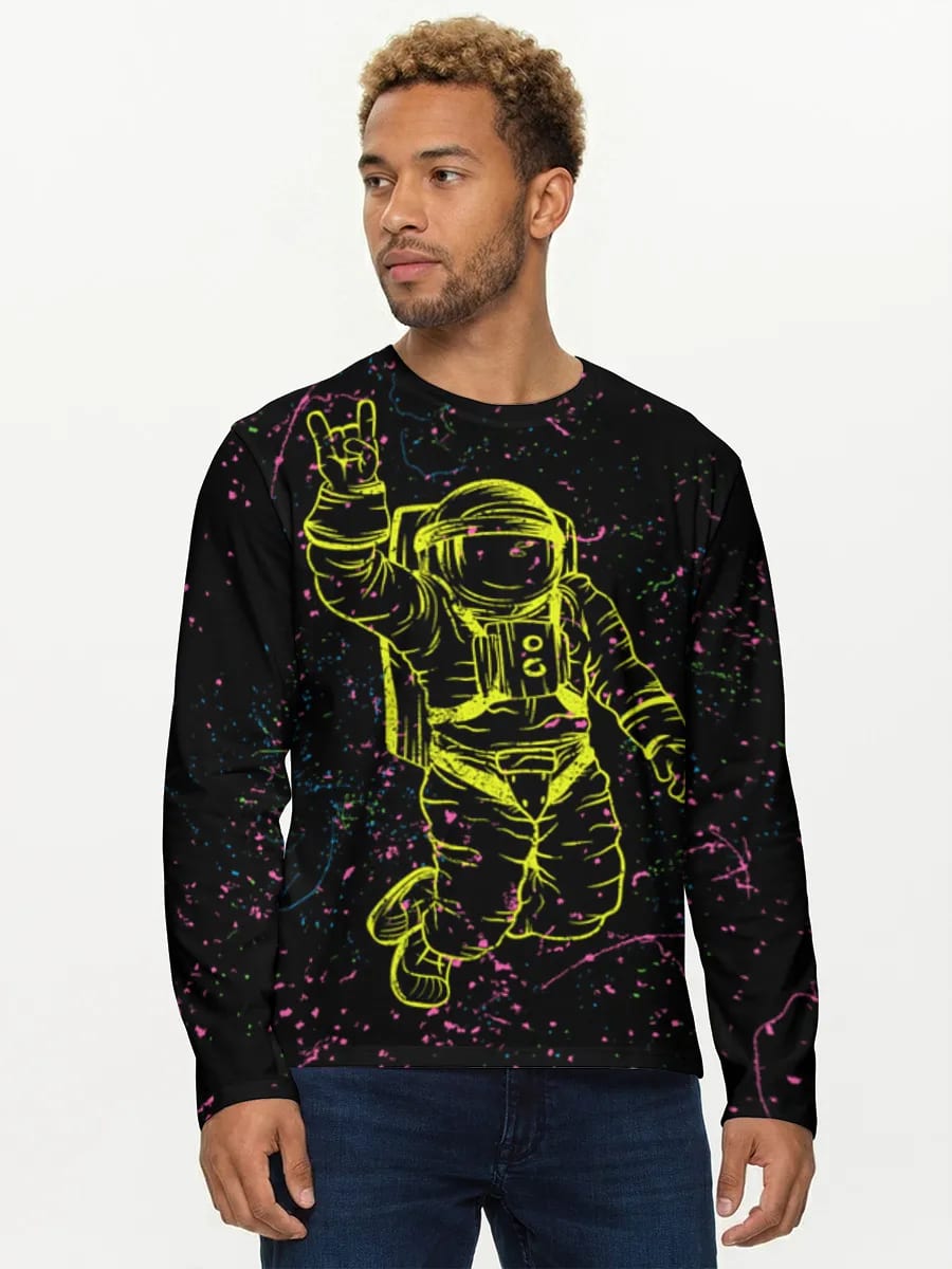Astronauta neón rockea