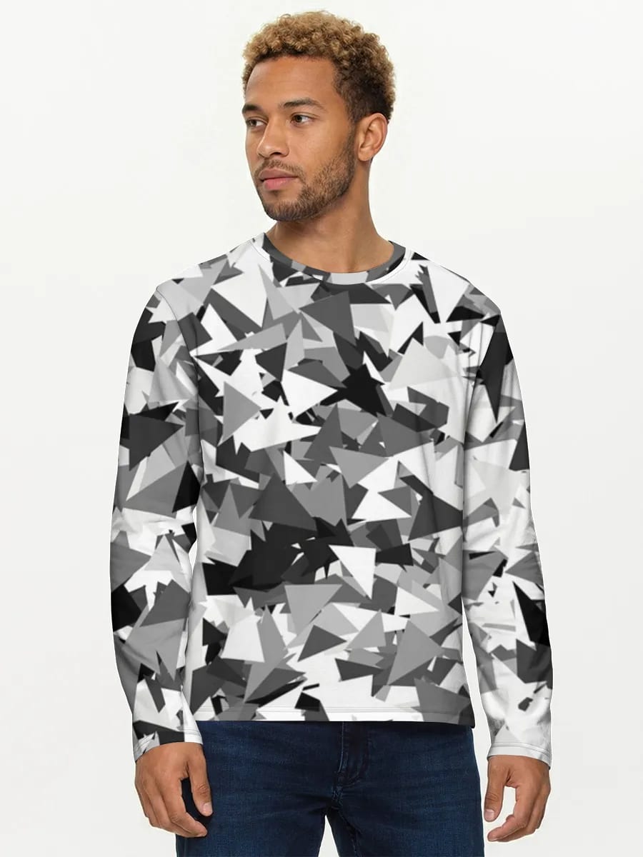 Triangles dispersés monochromes