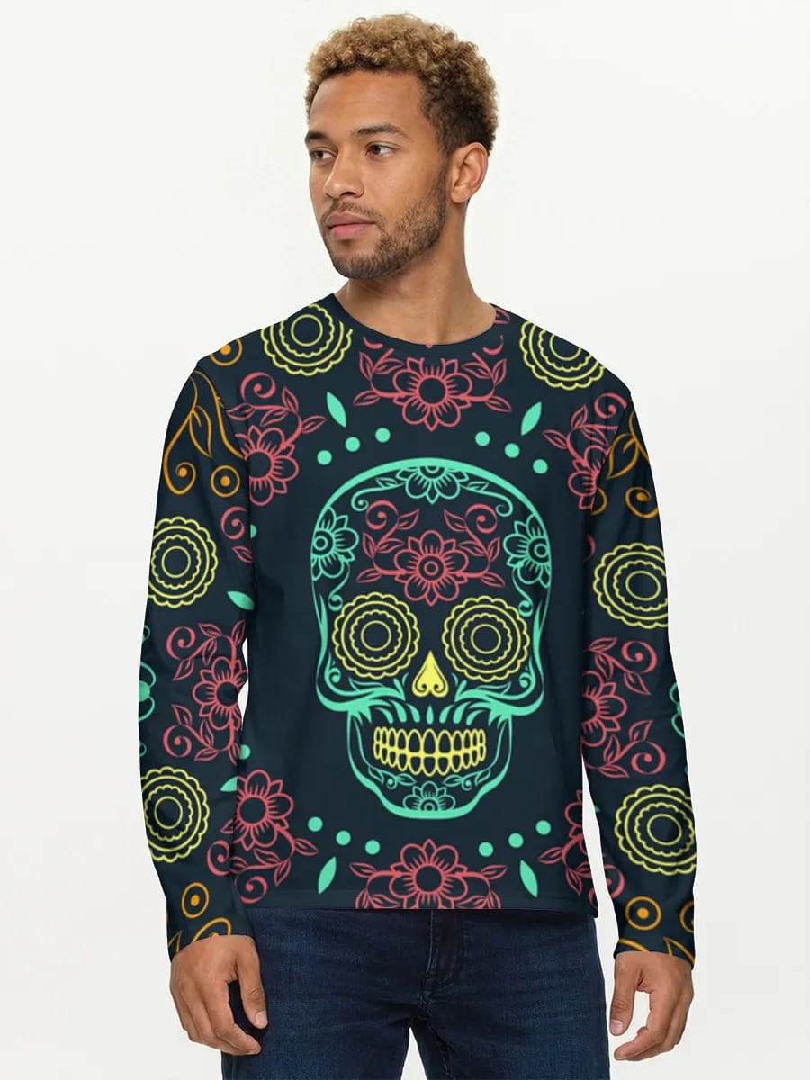 Florale Sugar Skull Kunst