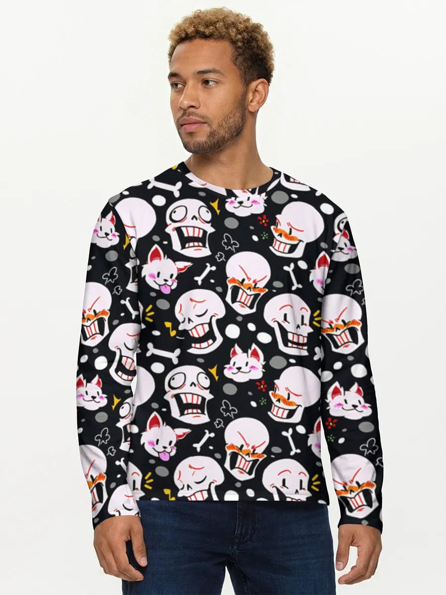 Kawaii Totenköpfe und Katzen