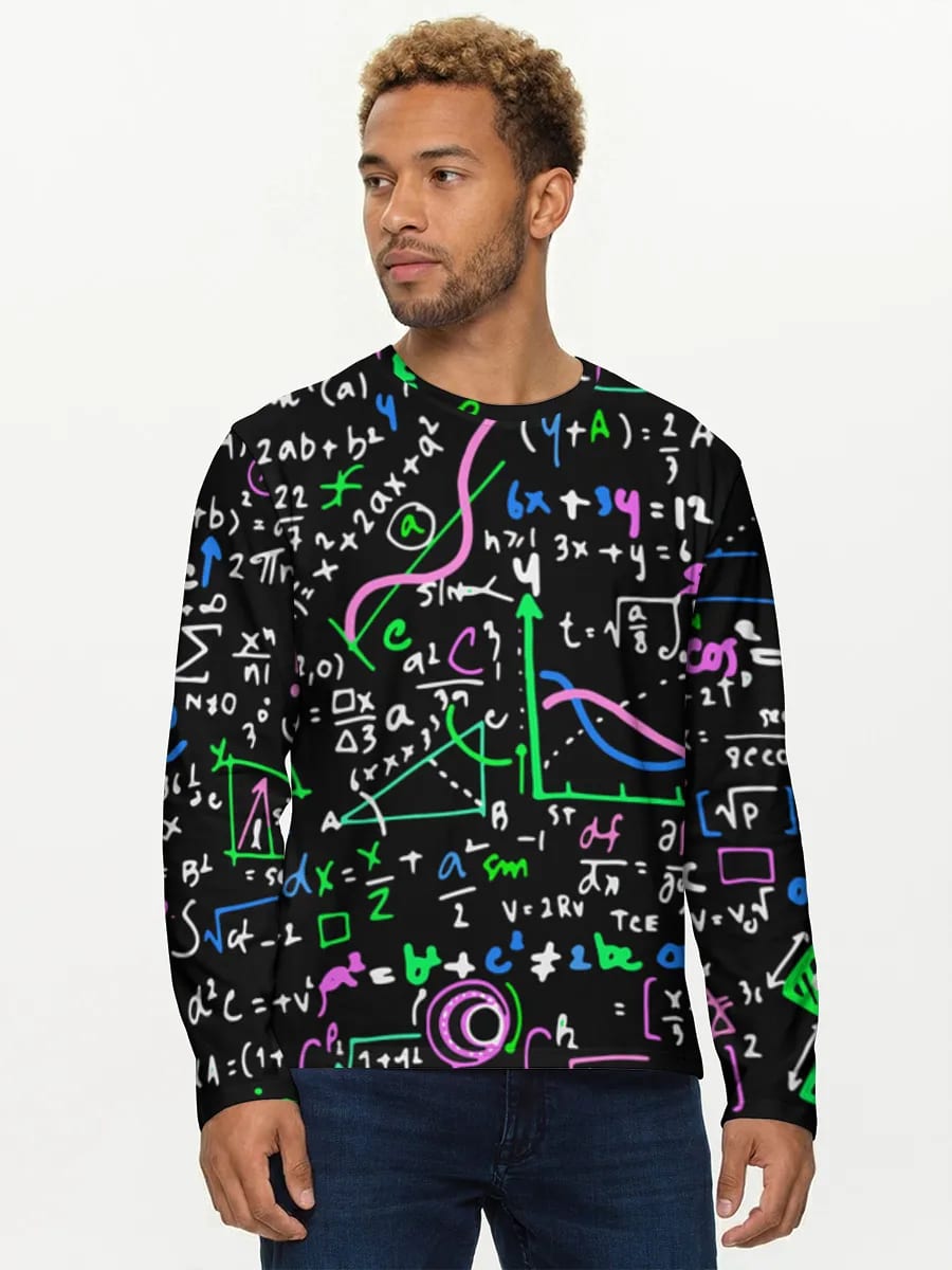 Neon Math Chalkboard