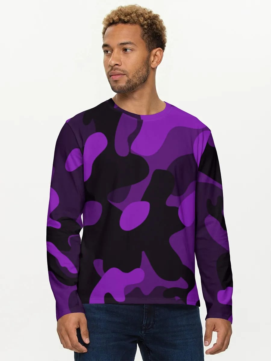 Purple Black Camo