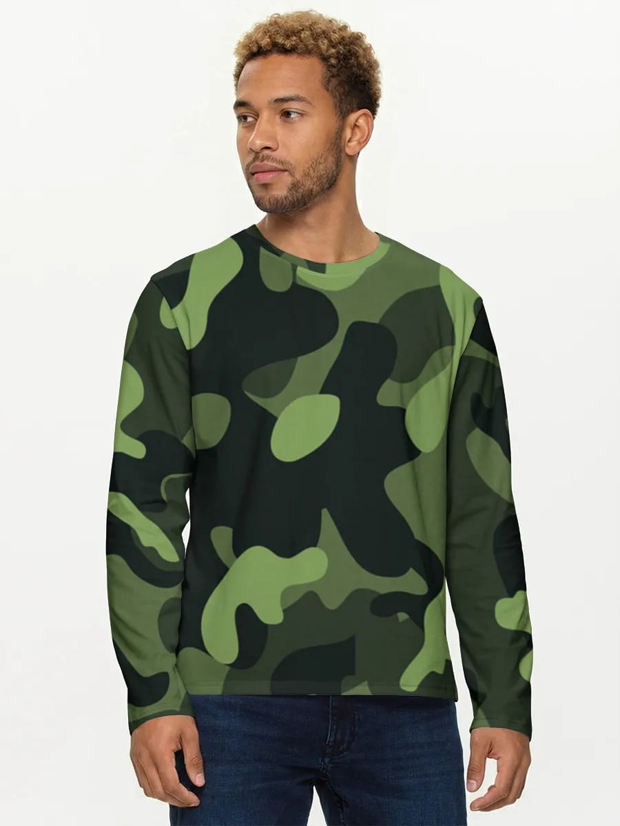 Green Camo Print