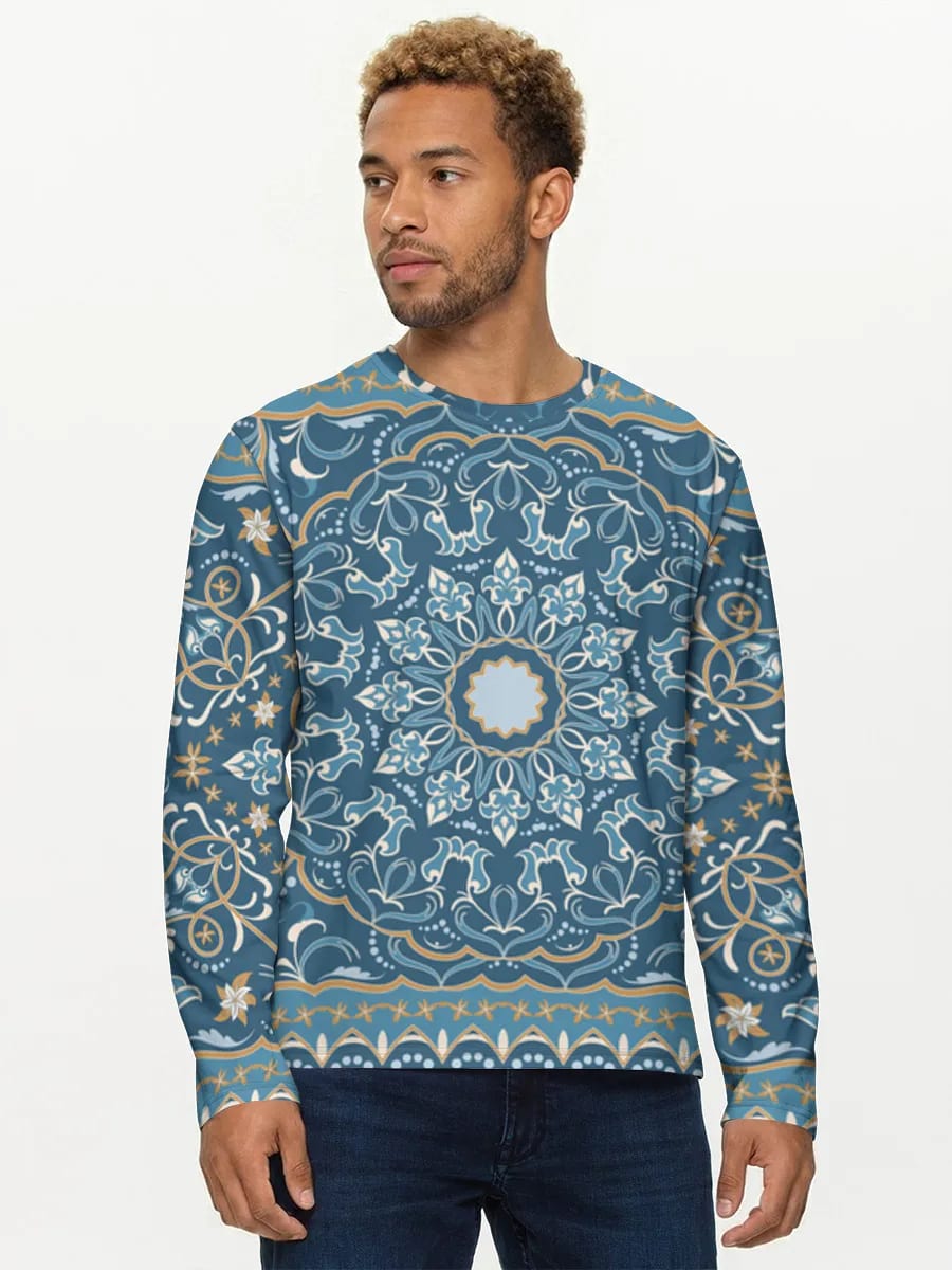 Blue Arabesque Rug Ornament