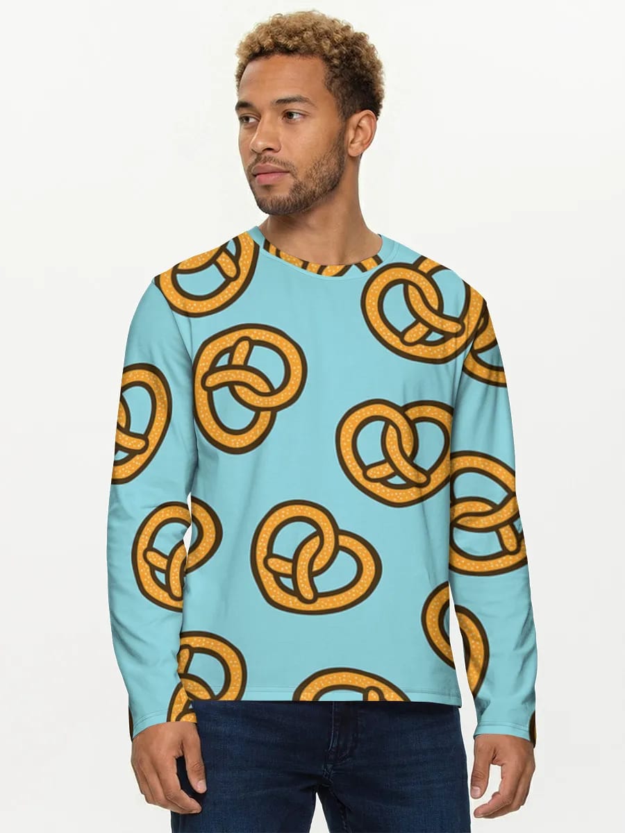 Cute Pretzel Snack Print