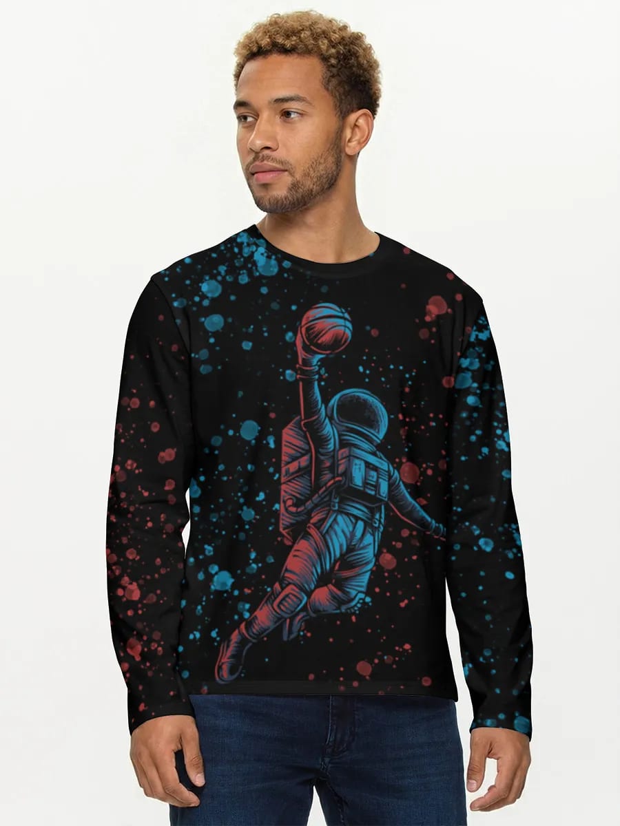 Mate de baloncesto espacial de astronauta