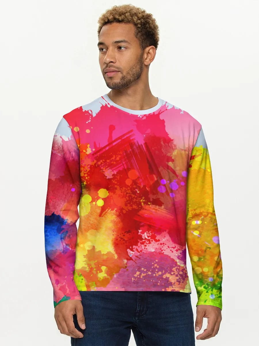 Lebhafter Aquarell-Spritzer