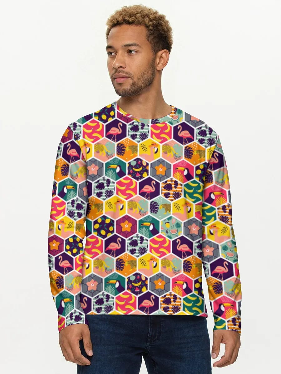 Tropik Hexagon Collage