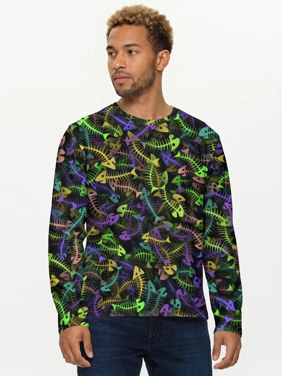 Neon Fischskelette