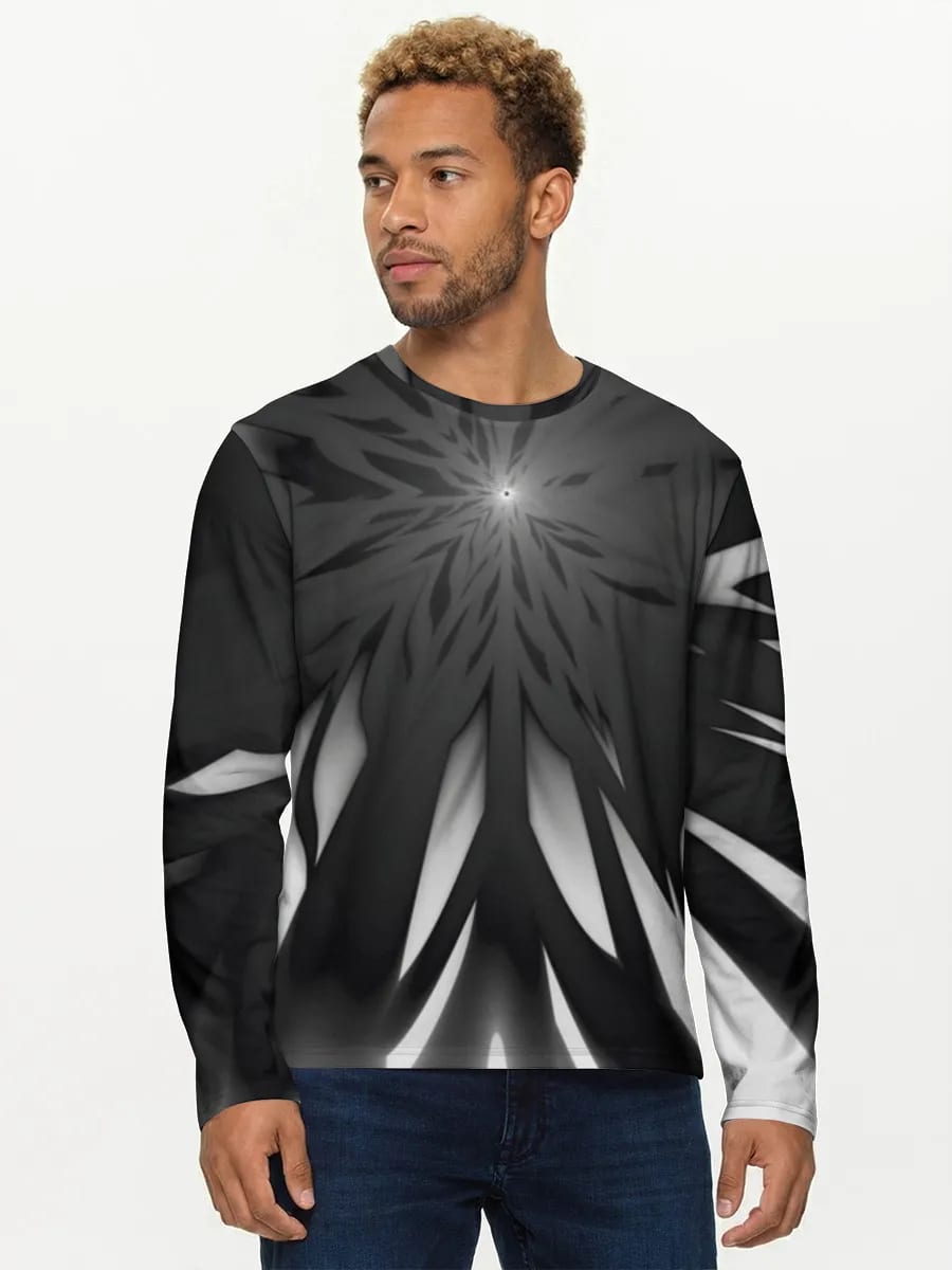 Monochrome Abstract Vortex